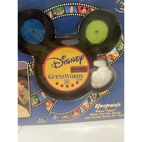 VTG 2000 Disney Guess Words Electronic Board Game - 100% Complete Sealed - Picture 3 of 6